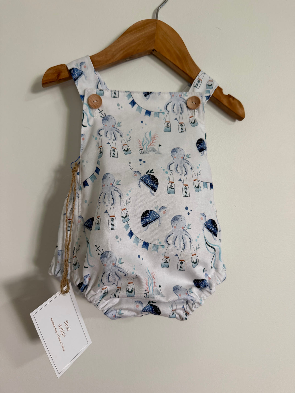 Under the sea baby romper