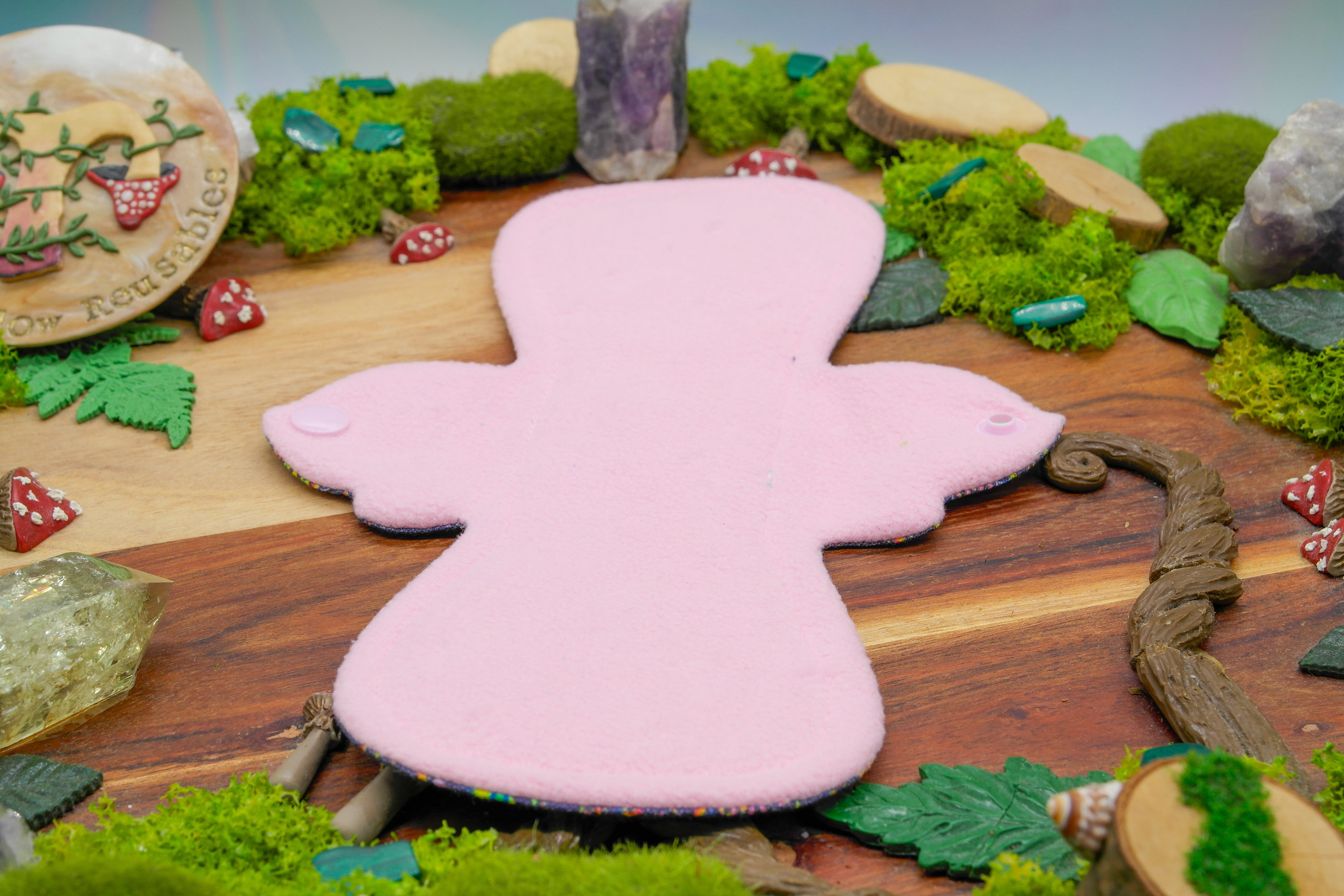 period self care Reusable cloth pad 10" Moderate (Flutter) - hippie vibes