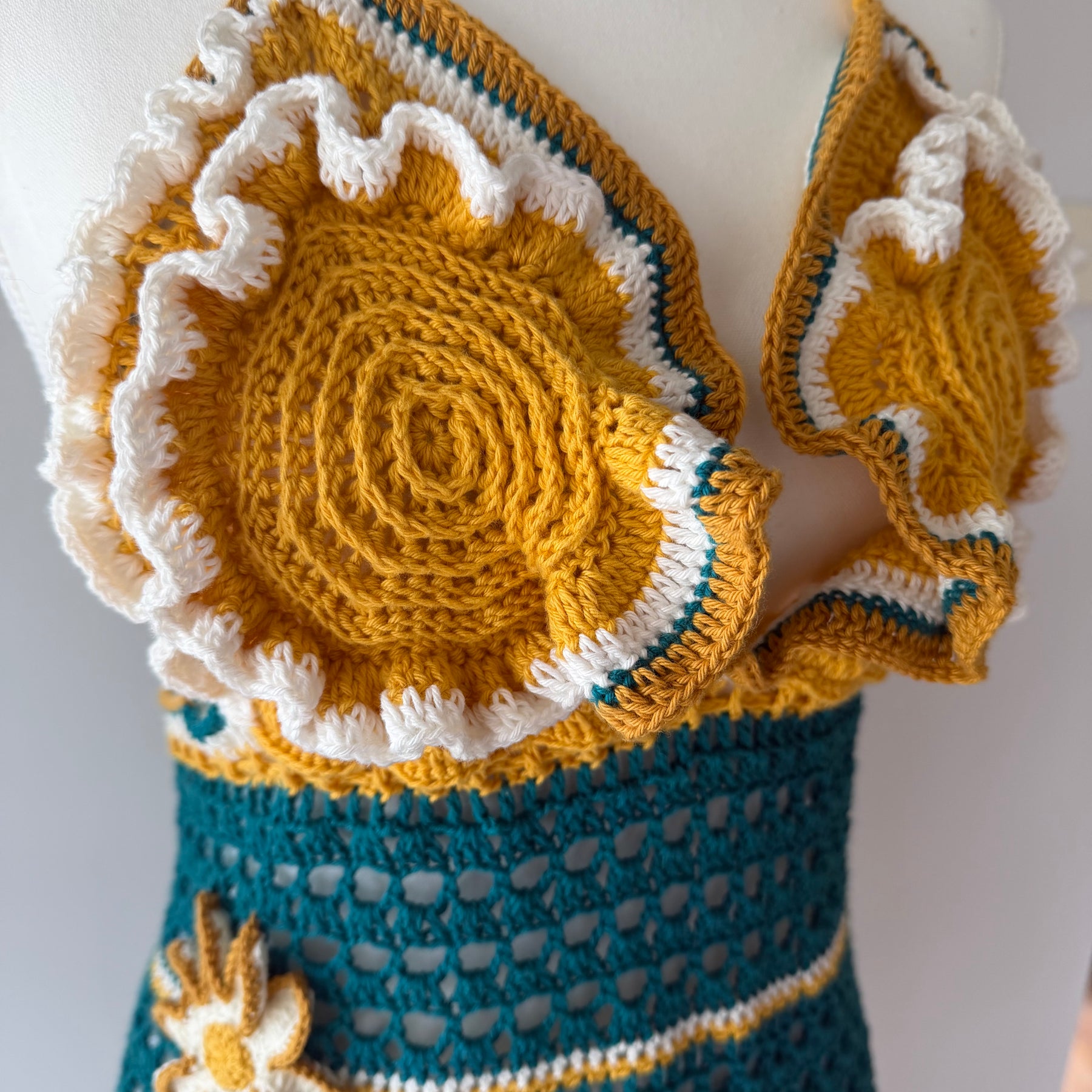 Halterneck Crochet Dress