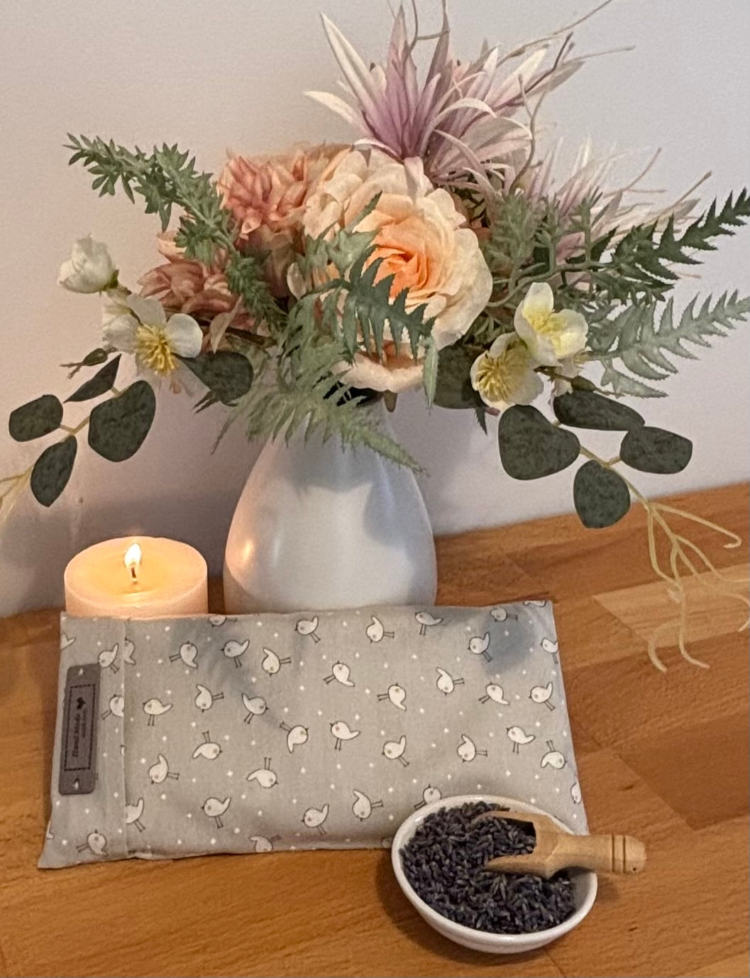Lavender Eye Pillows with removable pillowcase