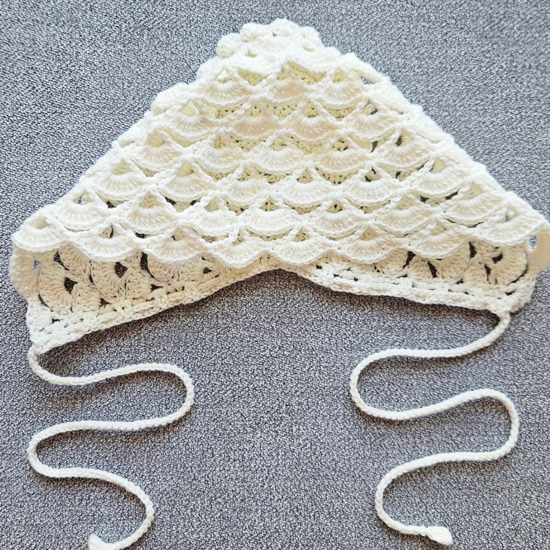 Handmade Newborn Crochet Gift Set – Cotton Blanket, Bonnet & Booties
