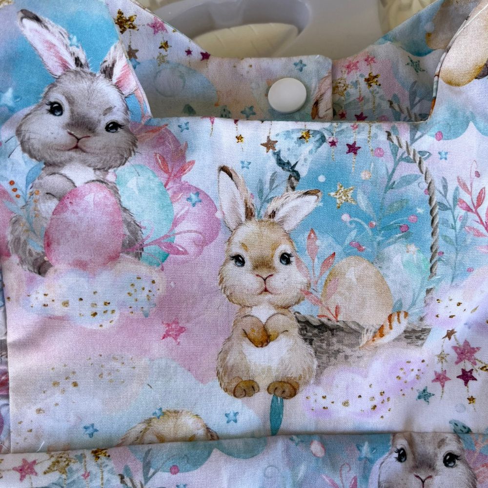 Handmade Pinafore Dress | Bunnies | Sizes 2,4 and 5