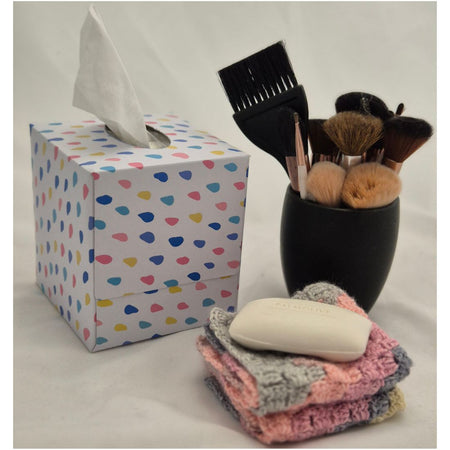 Super Soft Crocheted Face & Body Washers/Ideal for Baby/set of 2