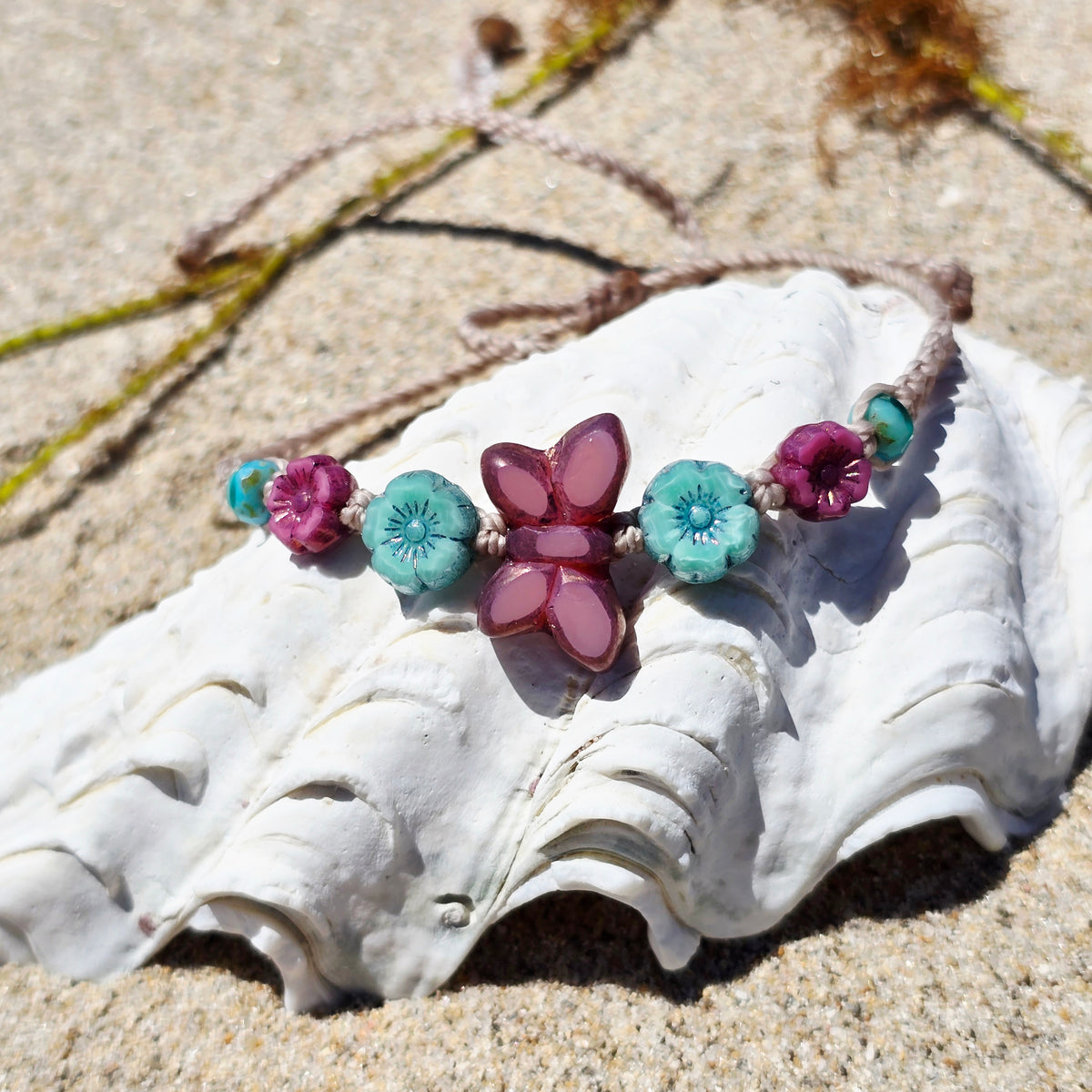 Butterfly Macrame Bracelet/Anklet
