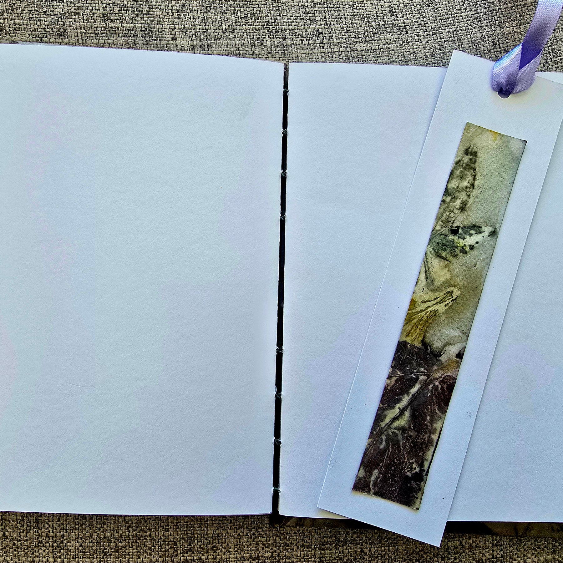 Soft Rose & Geranium — Botanical Eco Printed Journal