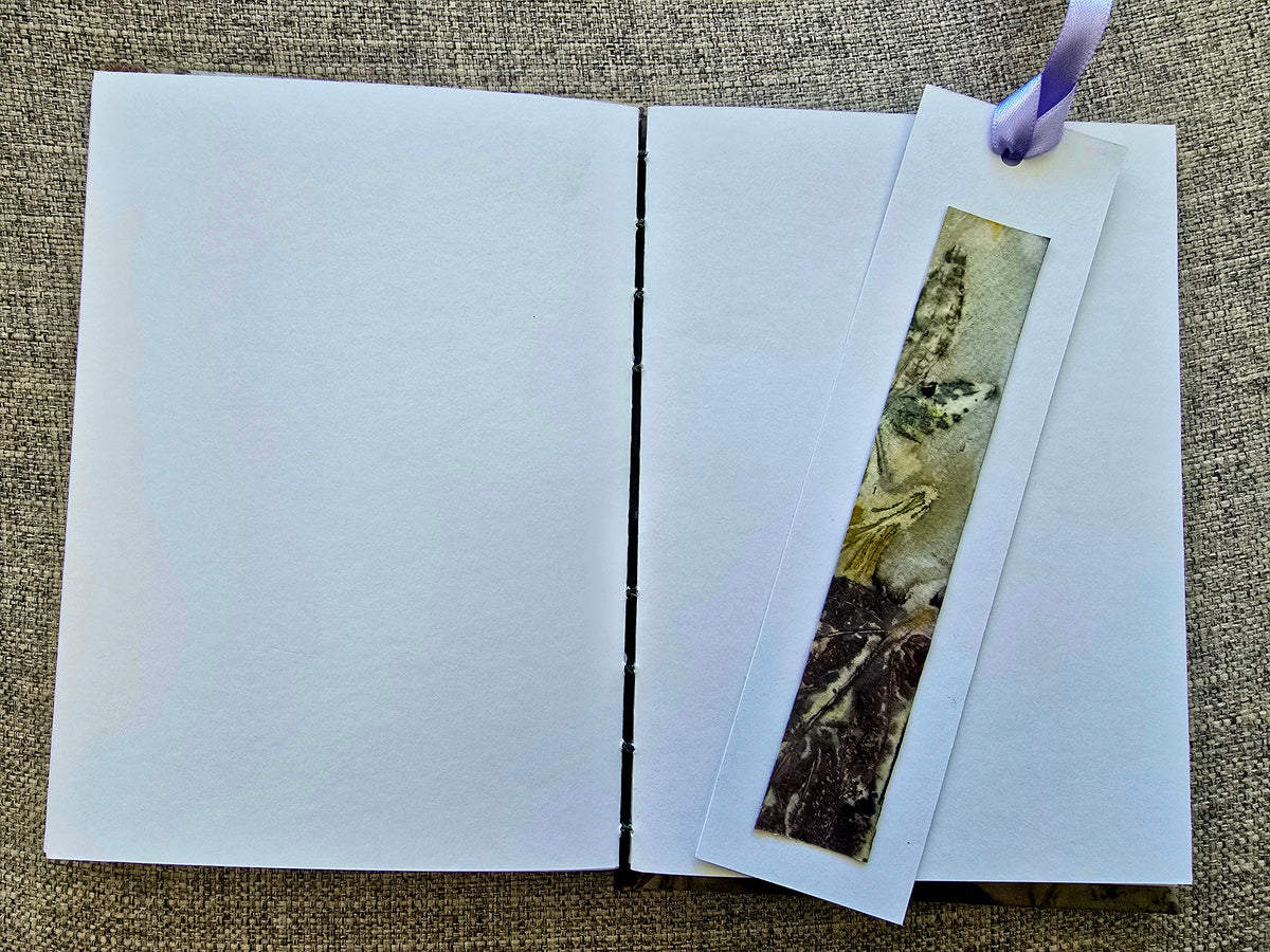 Soft Rose & Geranium — Botanical Eco Printed Journal