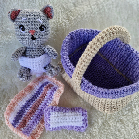 Cuteness Overload: Handmade Crochet Baby Kitten Set
