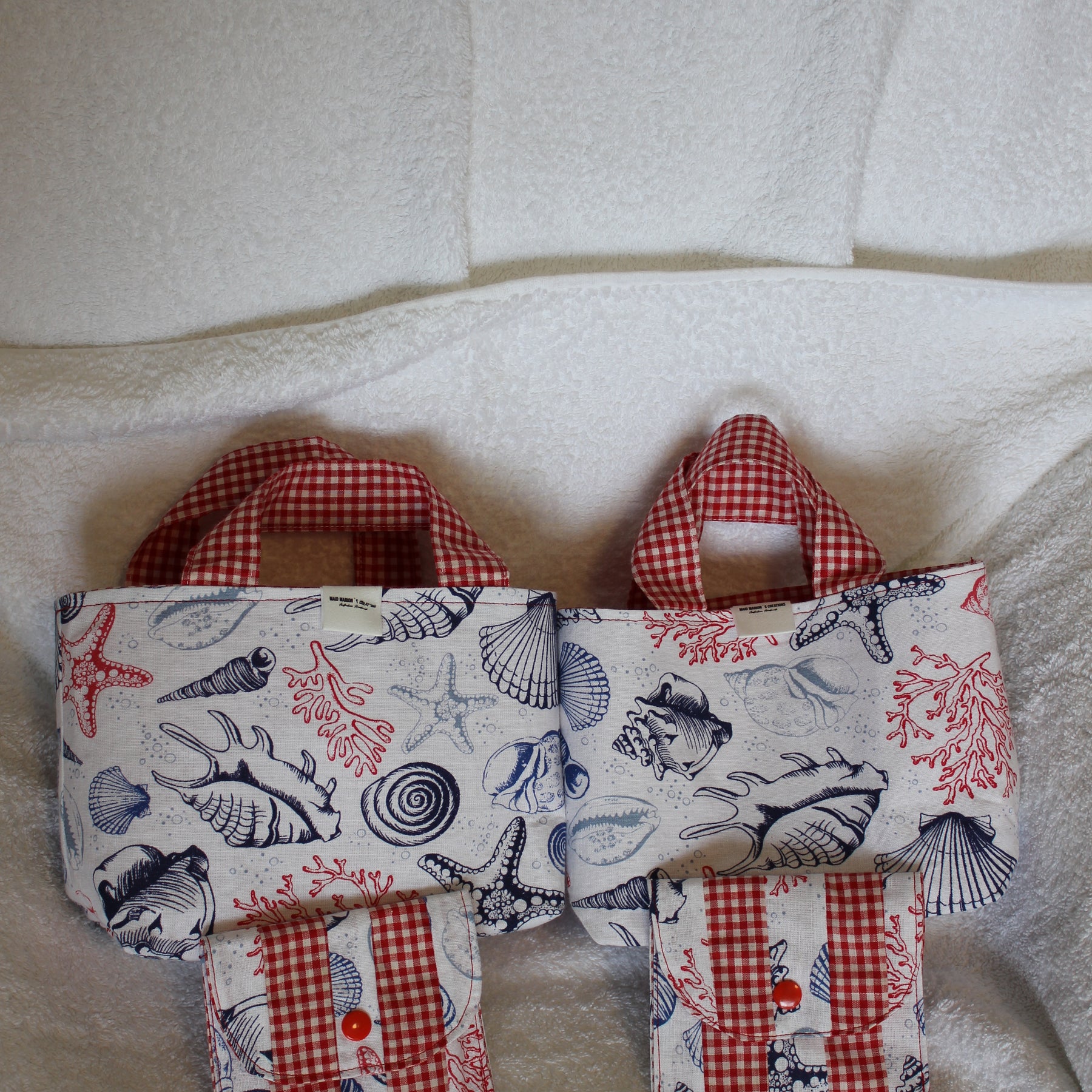 TINY TOTS TOTE BAGS -´SEA SHELLS´- KIDS TOTE BAGS