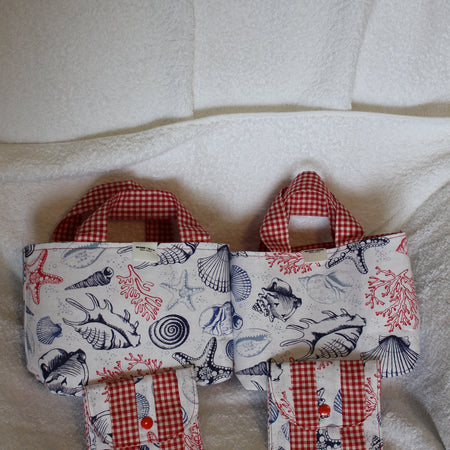 TINY TOTS TOTE BAGS -´SEA SHELLS´- KIDS TOTE BAGS
