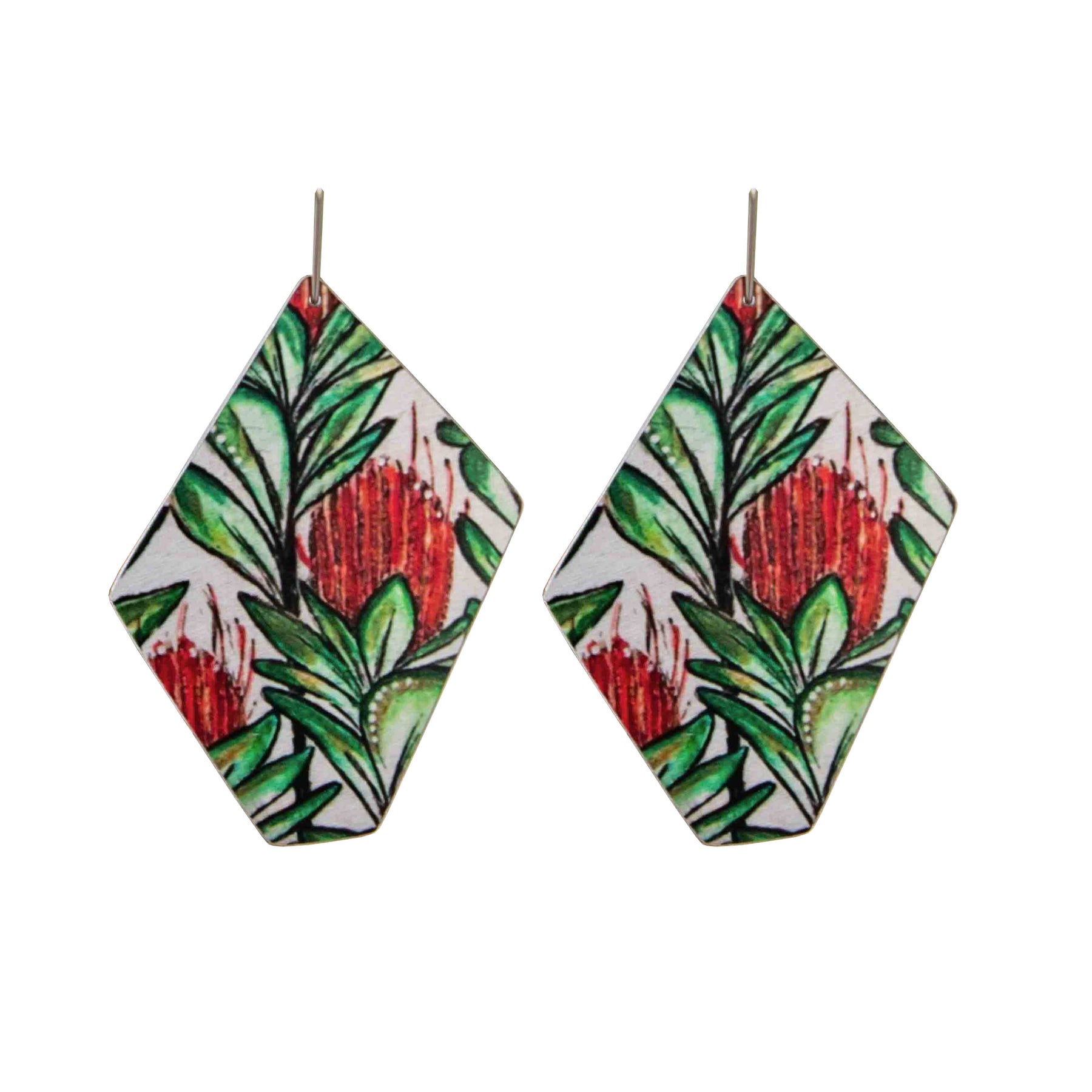 Banksia Abstract Shape Earrings