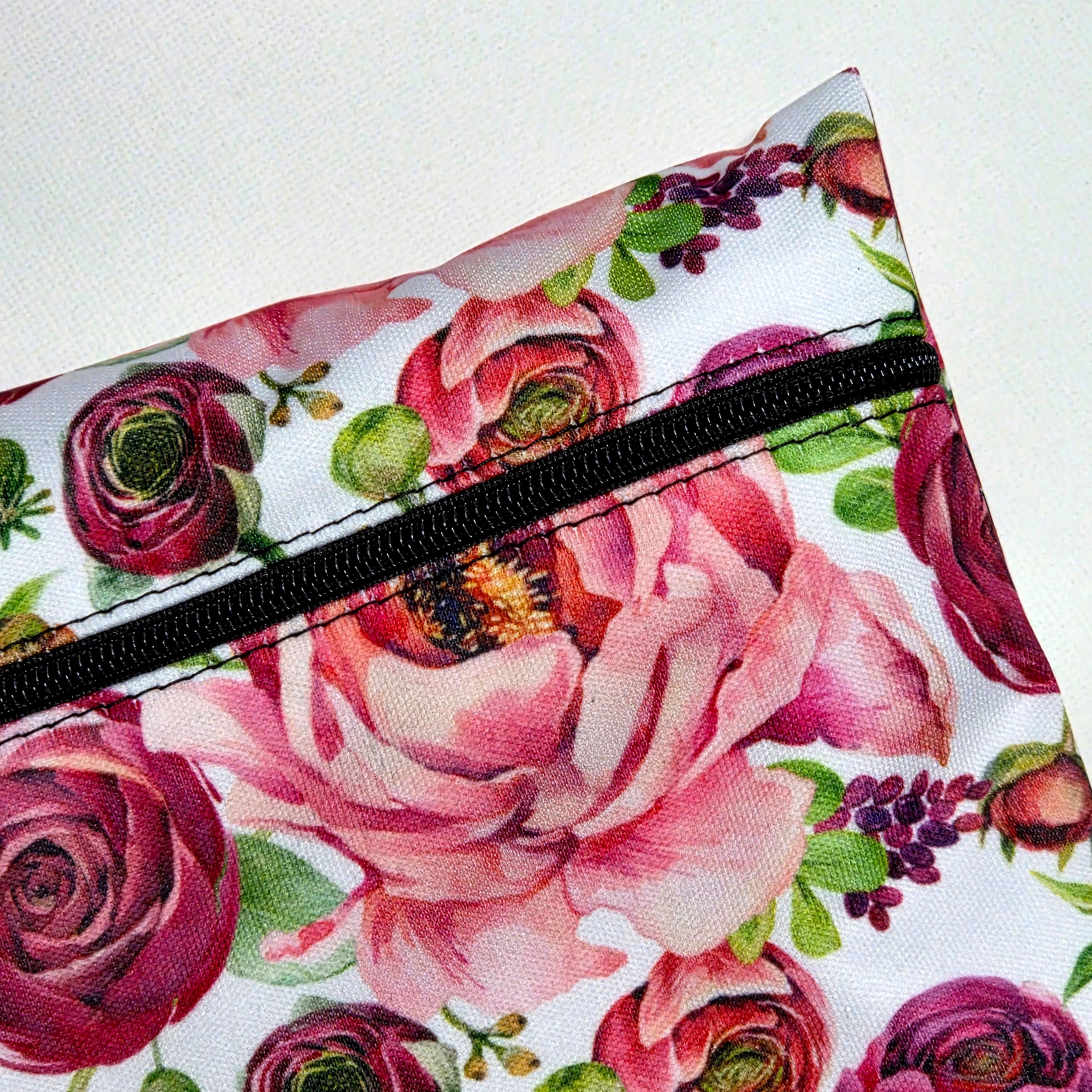 Make-up remover wipes and floral wet bag set