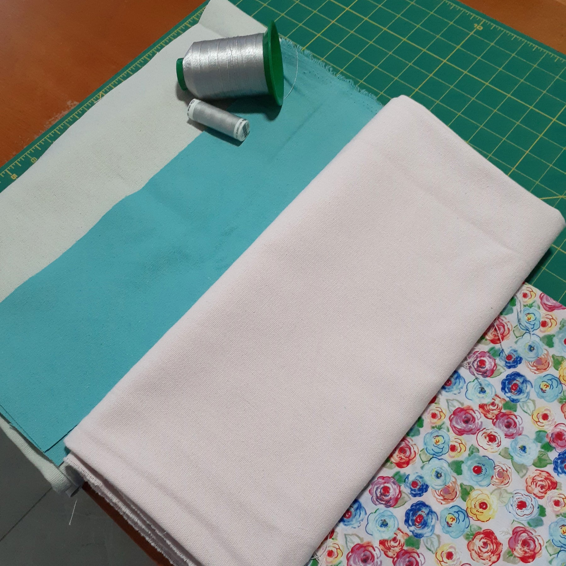 Pastel Panels - Medium Sized Tote Bag