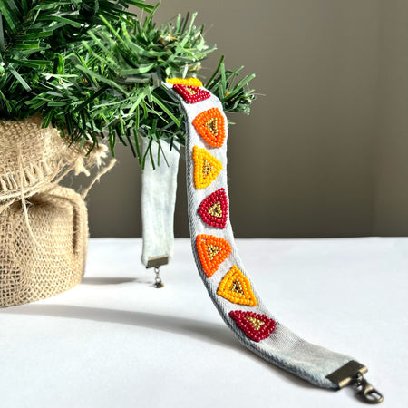 ETHNIC FUSION x Stardust Denim | 2 colors | jeans choker, necklace | beaded