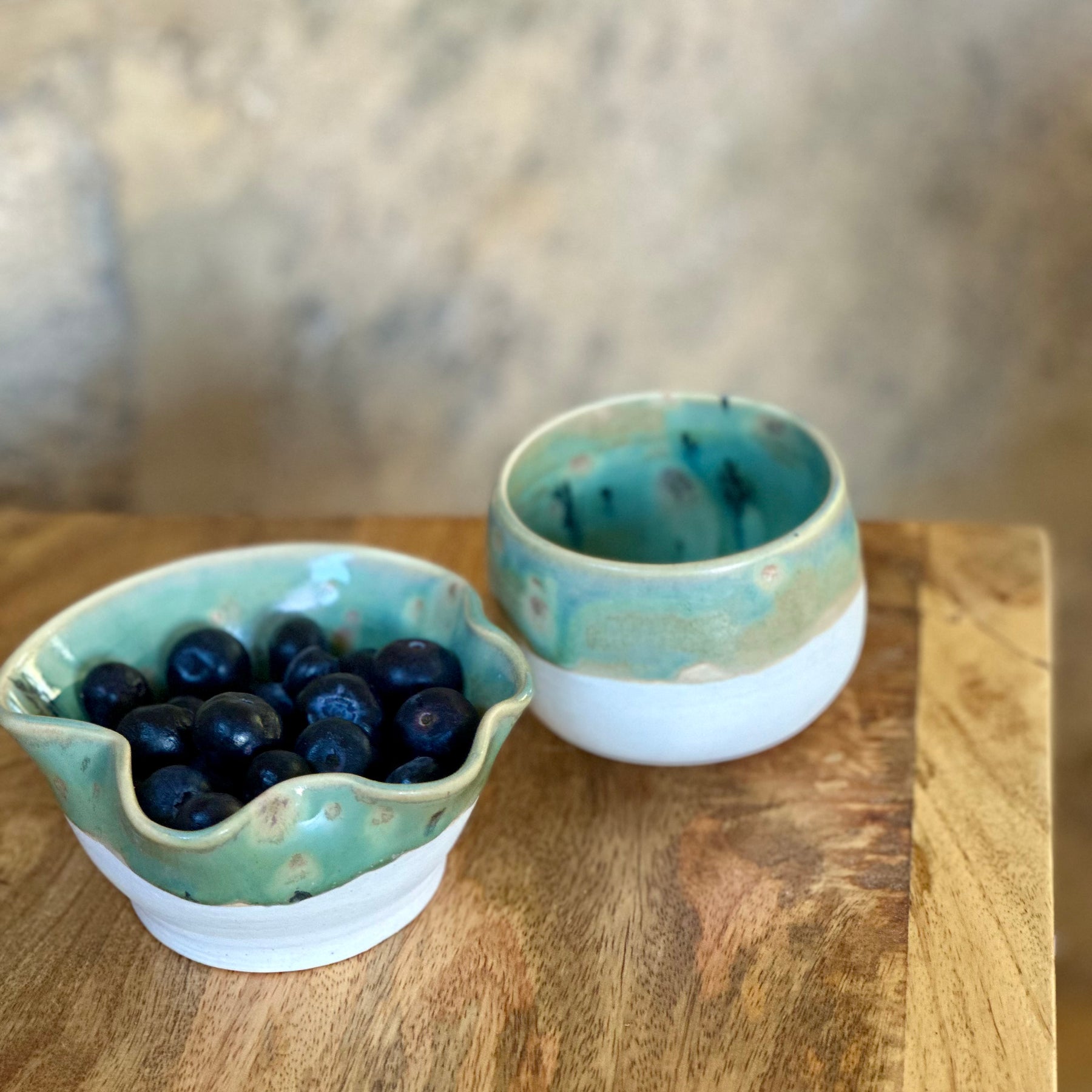 Bowl, Tumbler, Set | Porcelain | Handmade Ceramic Tableware | Wildflowers