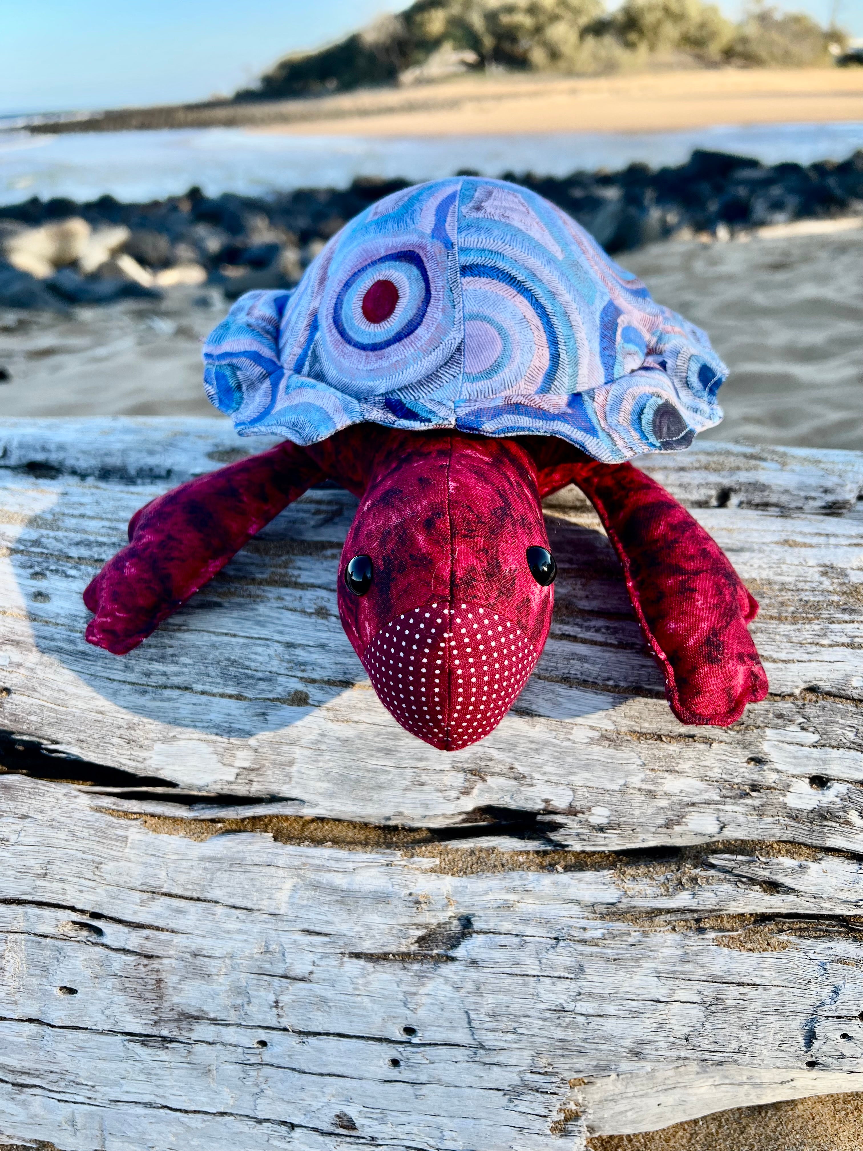 Handmade Fabric Turtle