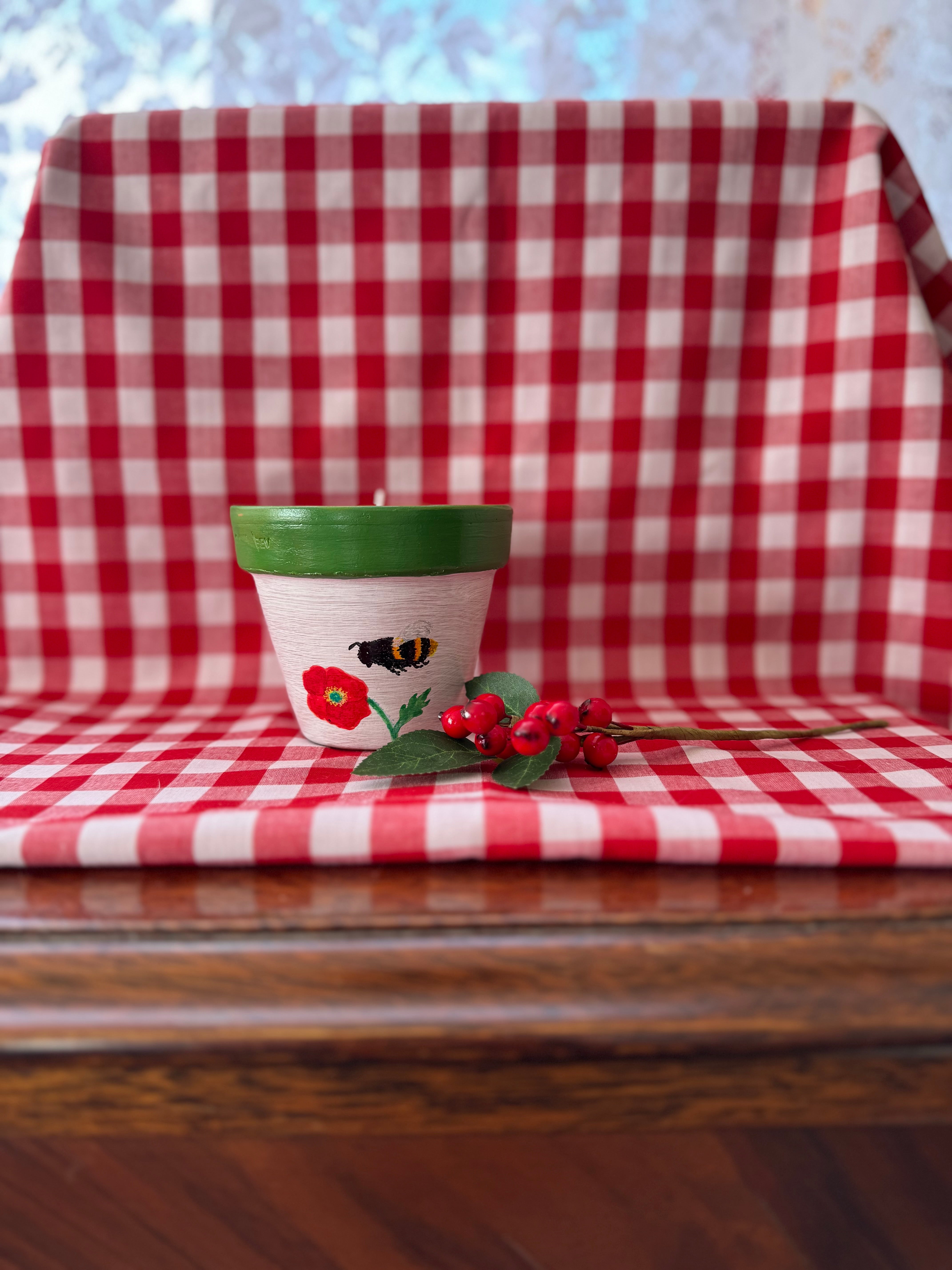 Scented Soy Potted Candles