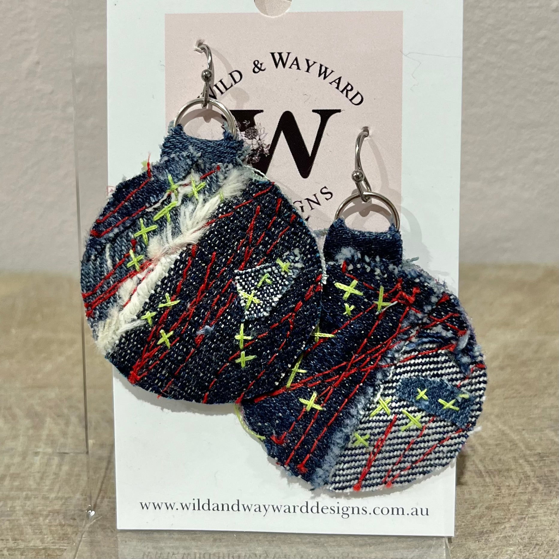 Textile Earrings