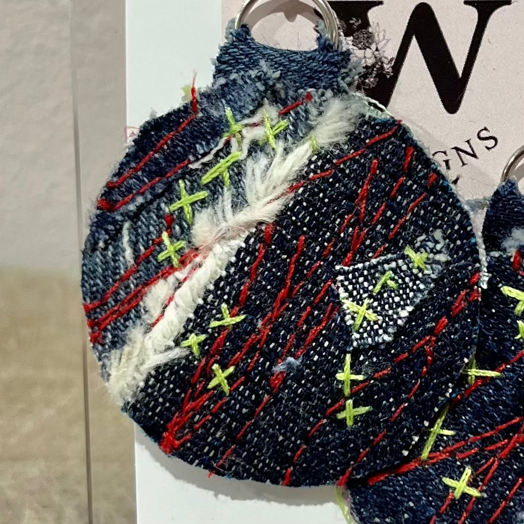 Textile Earrings