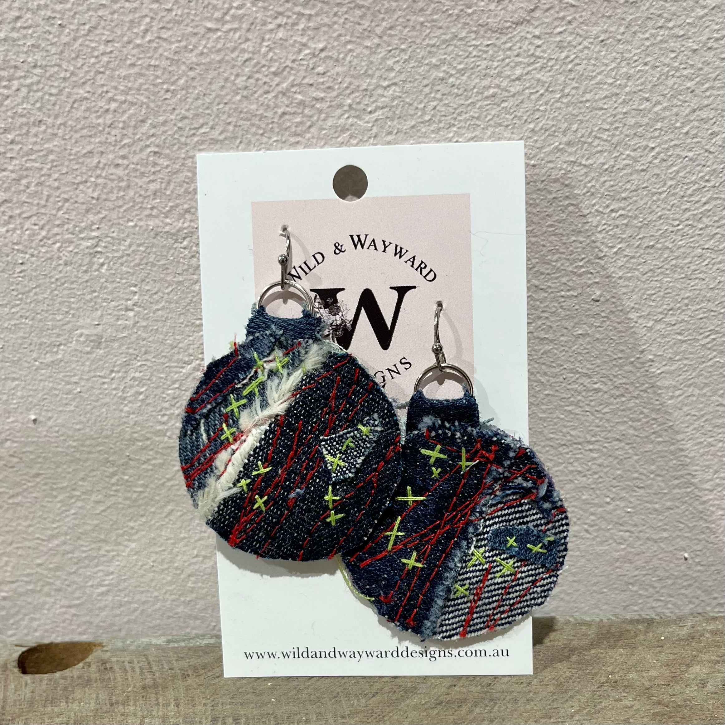 Textile Earrings