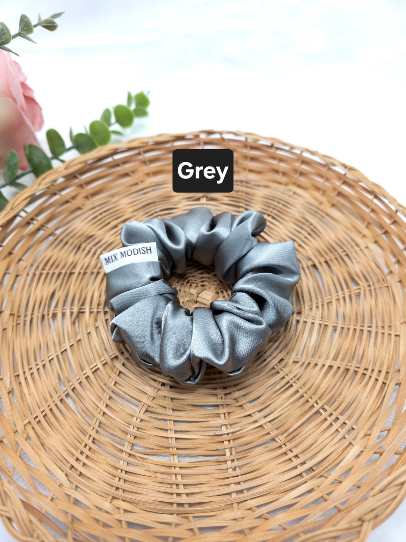 Regular Satin Scrunchies, Handmade hair ties, Ponytail Bands