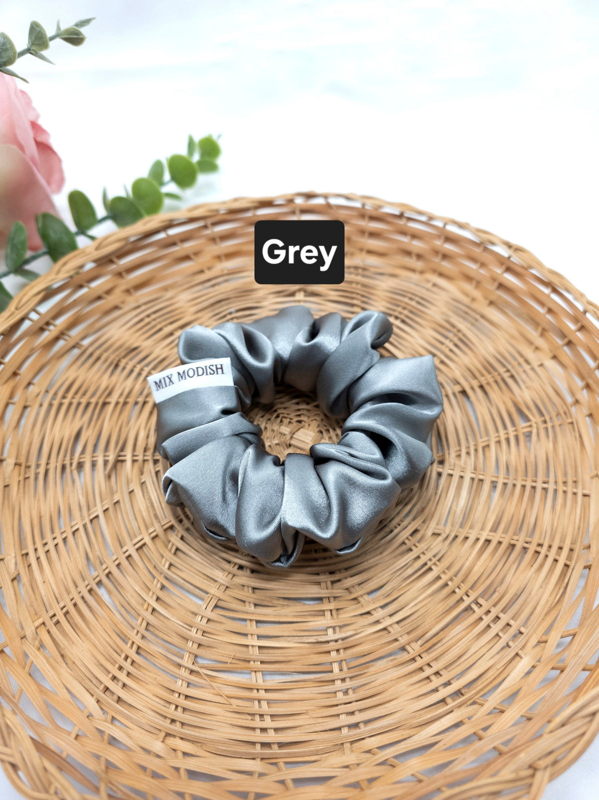 Regular Satin Scrunchies, Handmade hair ties, Ponytail Bands