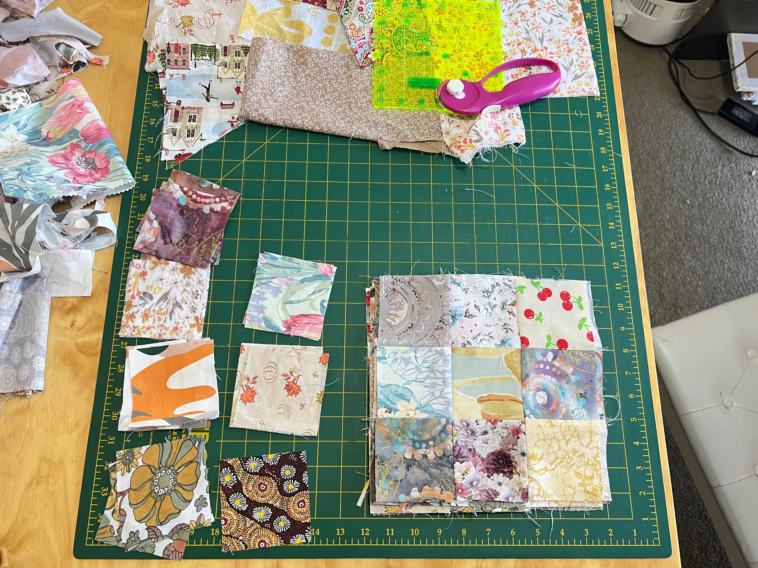 Split & Strip Quilt Pattern – Diamond On Point Layout, Scrap Friendly (PDF Download)