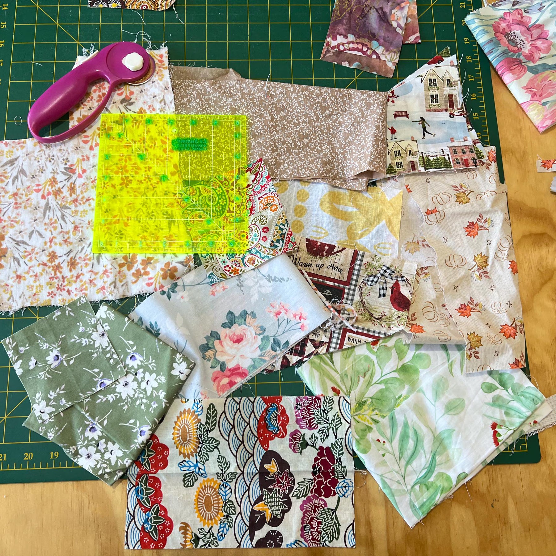 Split & Strip Quilt Pattern – Diamond On Point Layout, Scrap Friendly (PDF Download)