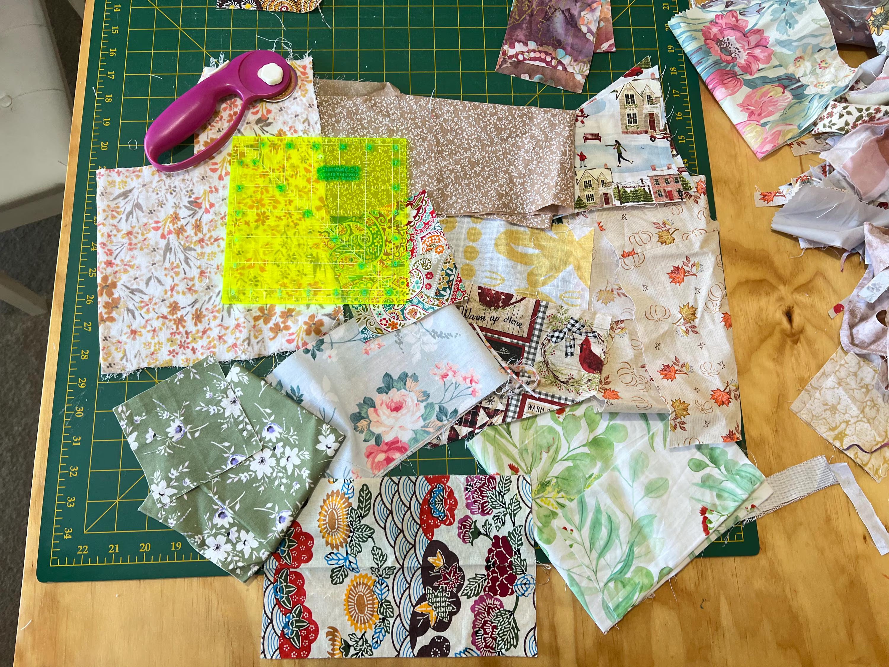 Split & Strip Quilt Pattern – Diamond On Point Layout, Scrap Friendly (PDF Download)