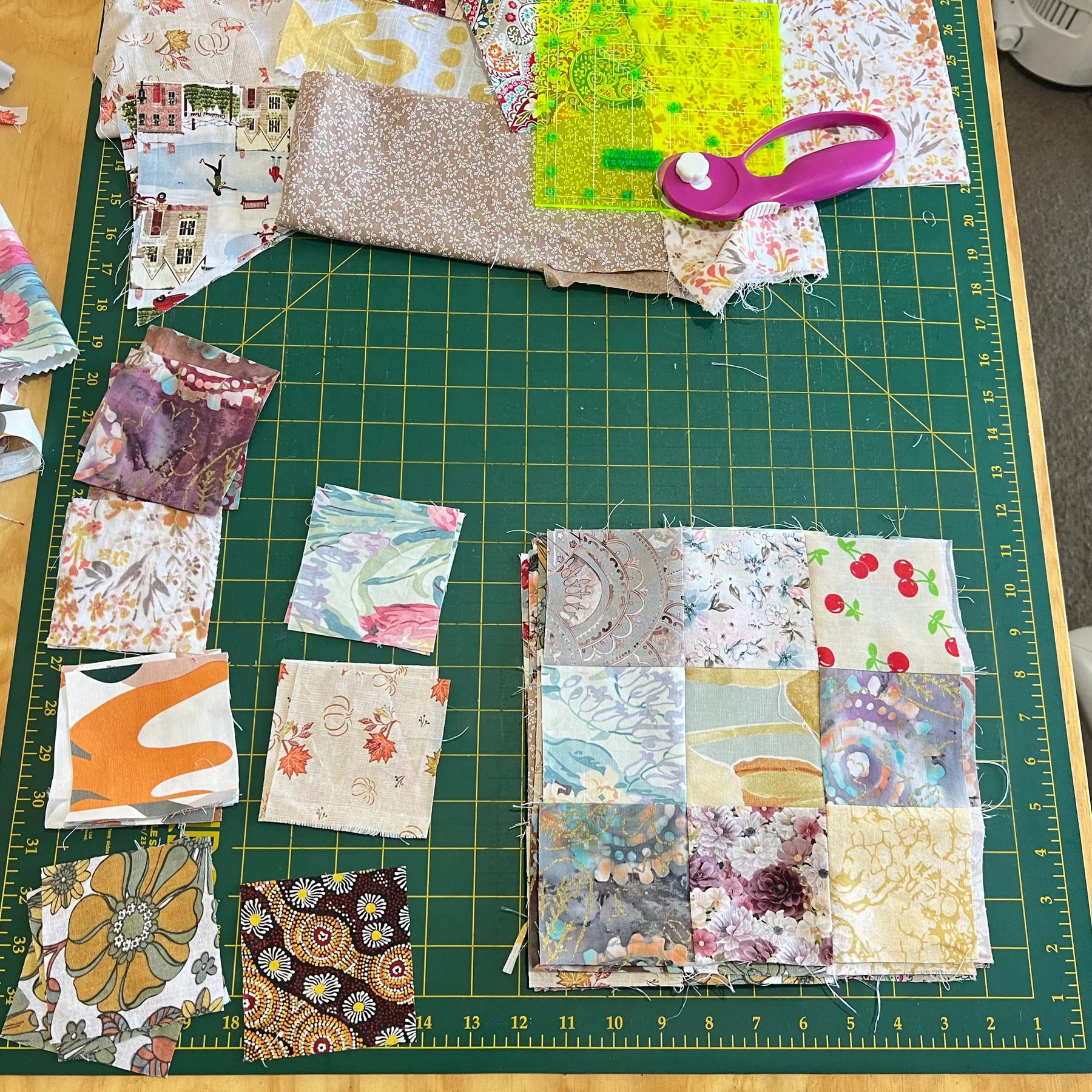 Split & Strip Quilt Pattern – Diamond On Point Layout, Scrap Friendly (PDF Download)