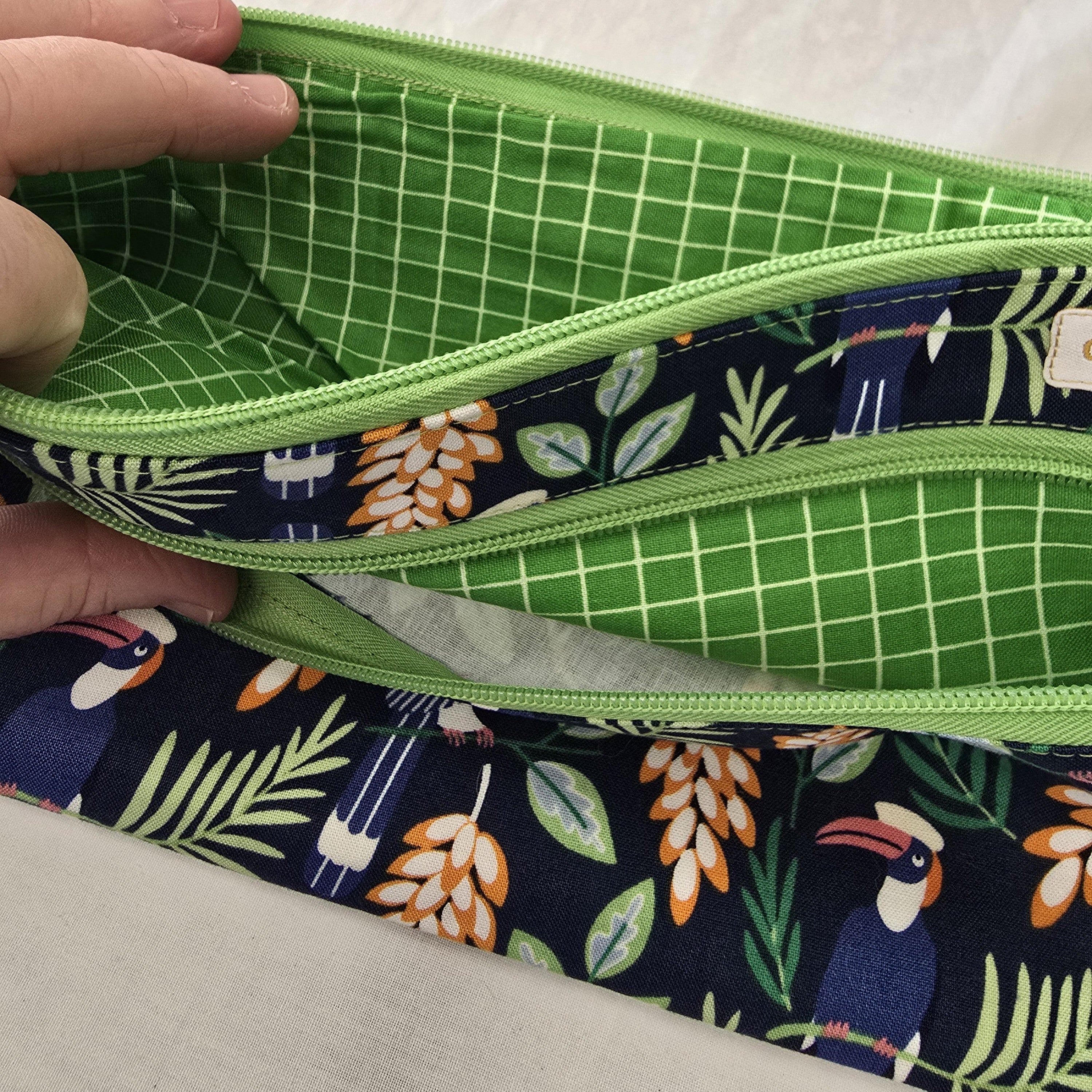 Handmade | Jungle Themed | Double Zippered | Pencil Case