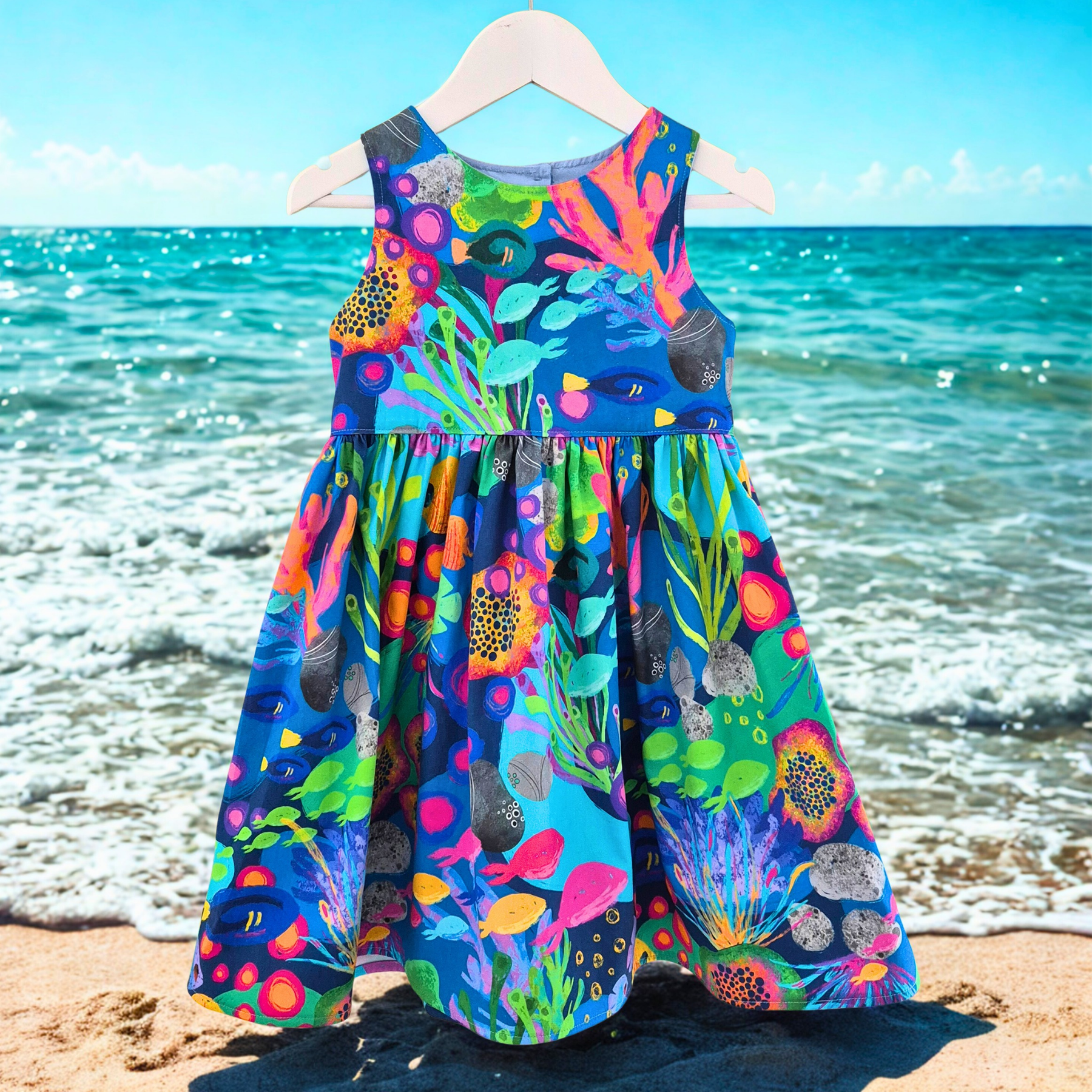 Reef Tea Party Dress - Ready to Ship!