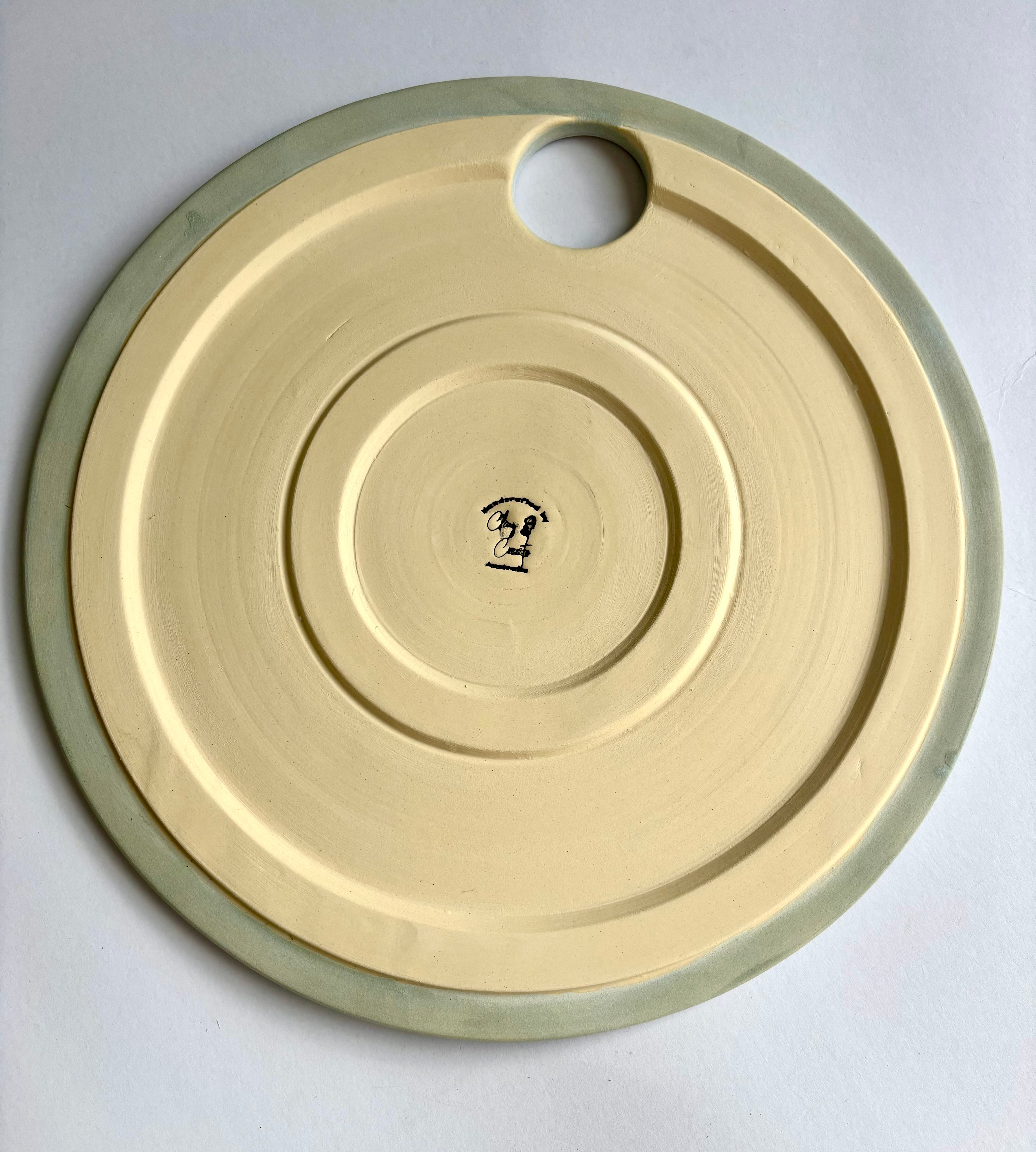Ceramic Wheel Thrown Cheeseboard