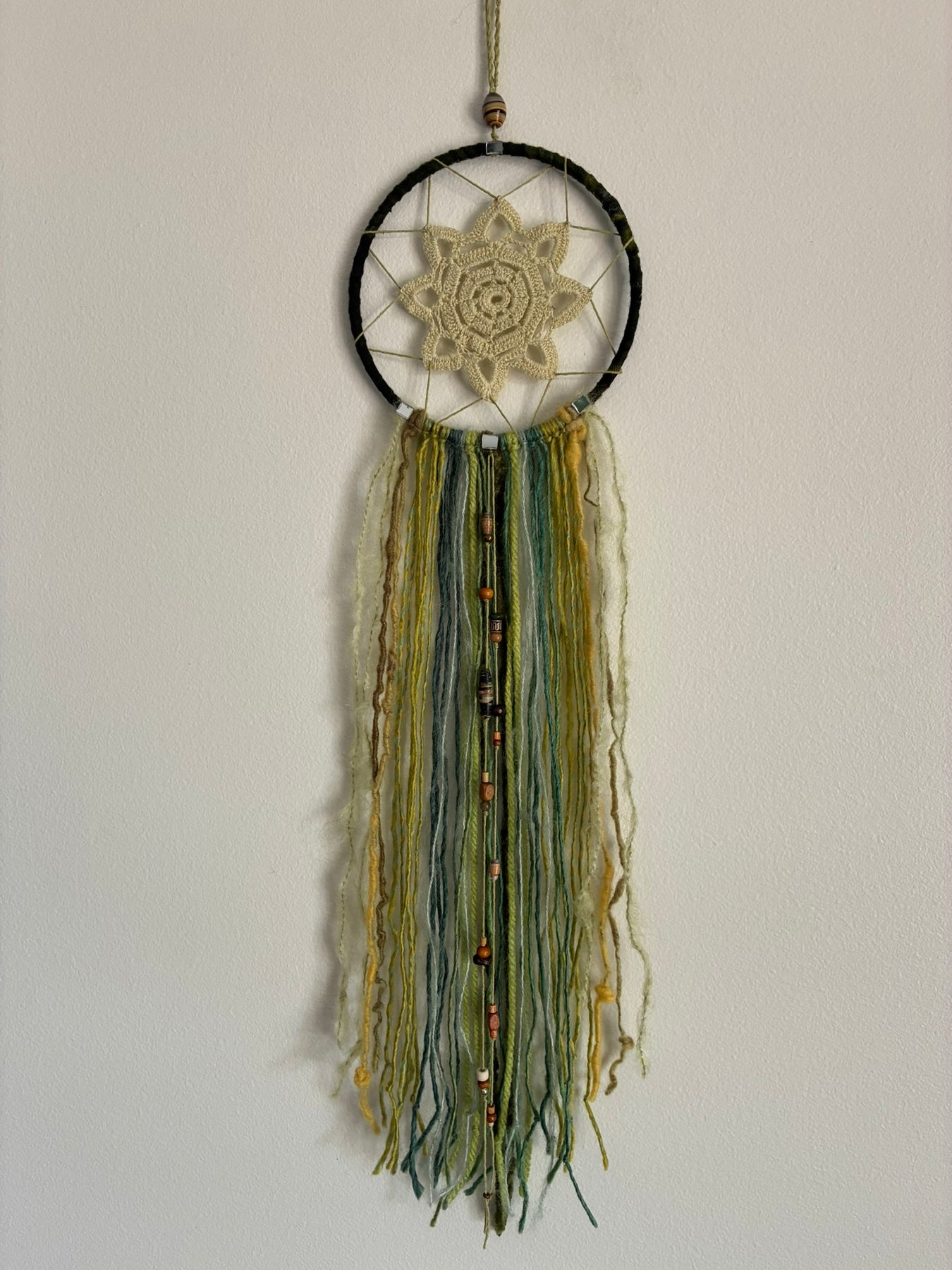 Dream Catcher - "Green Doily"