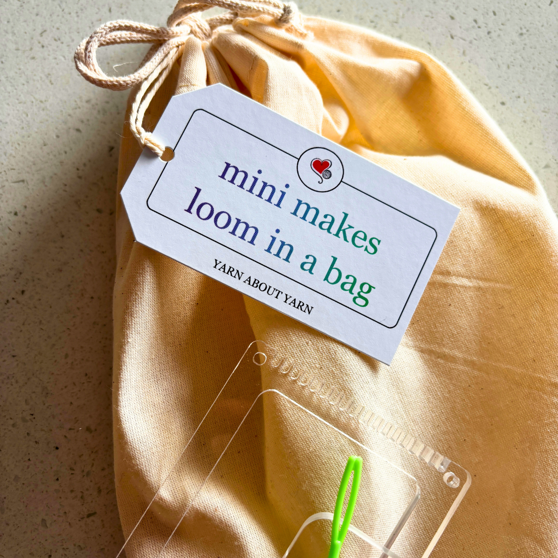 Mini Makes Loom In A Bag - Weaving Loom and Tools - DIY Craft Kit