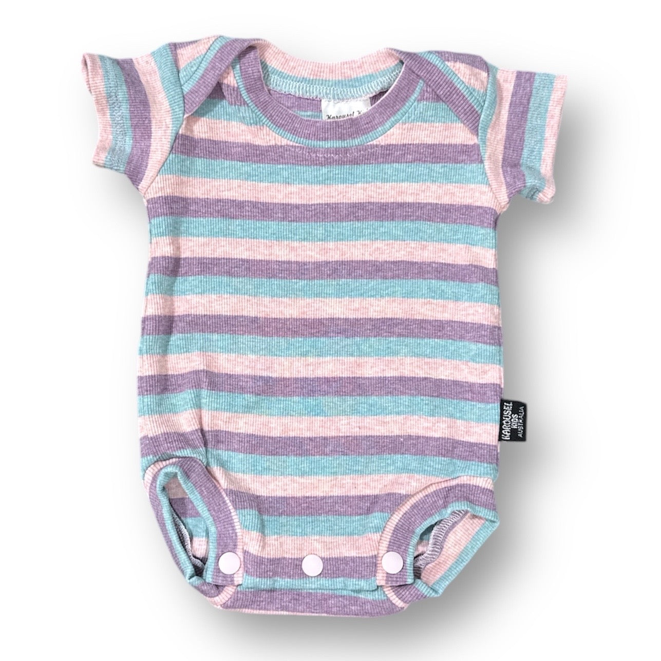 Stripe Rib Knit Newborn Babywear
