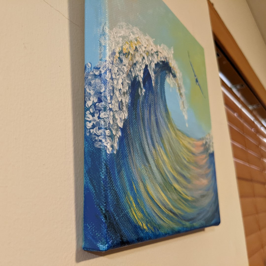 'By The Sea' Original Hand-Painted Wall Art