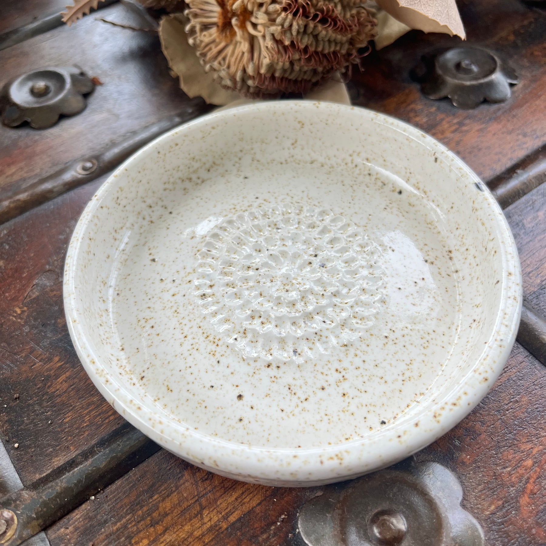 Ceramic Grater with Brush