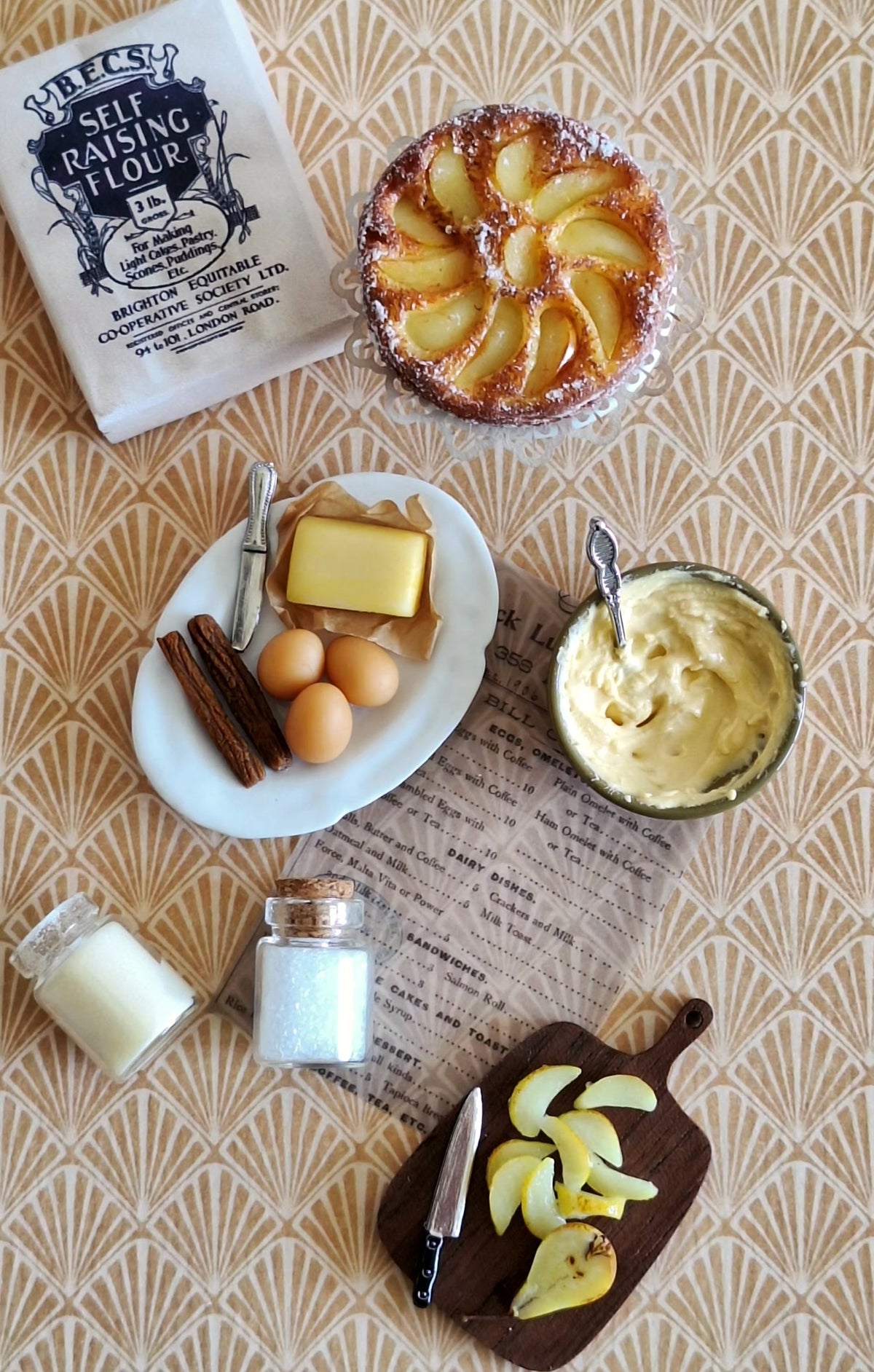 ITALIAN PEAR CAKE SET