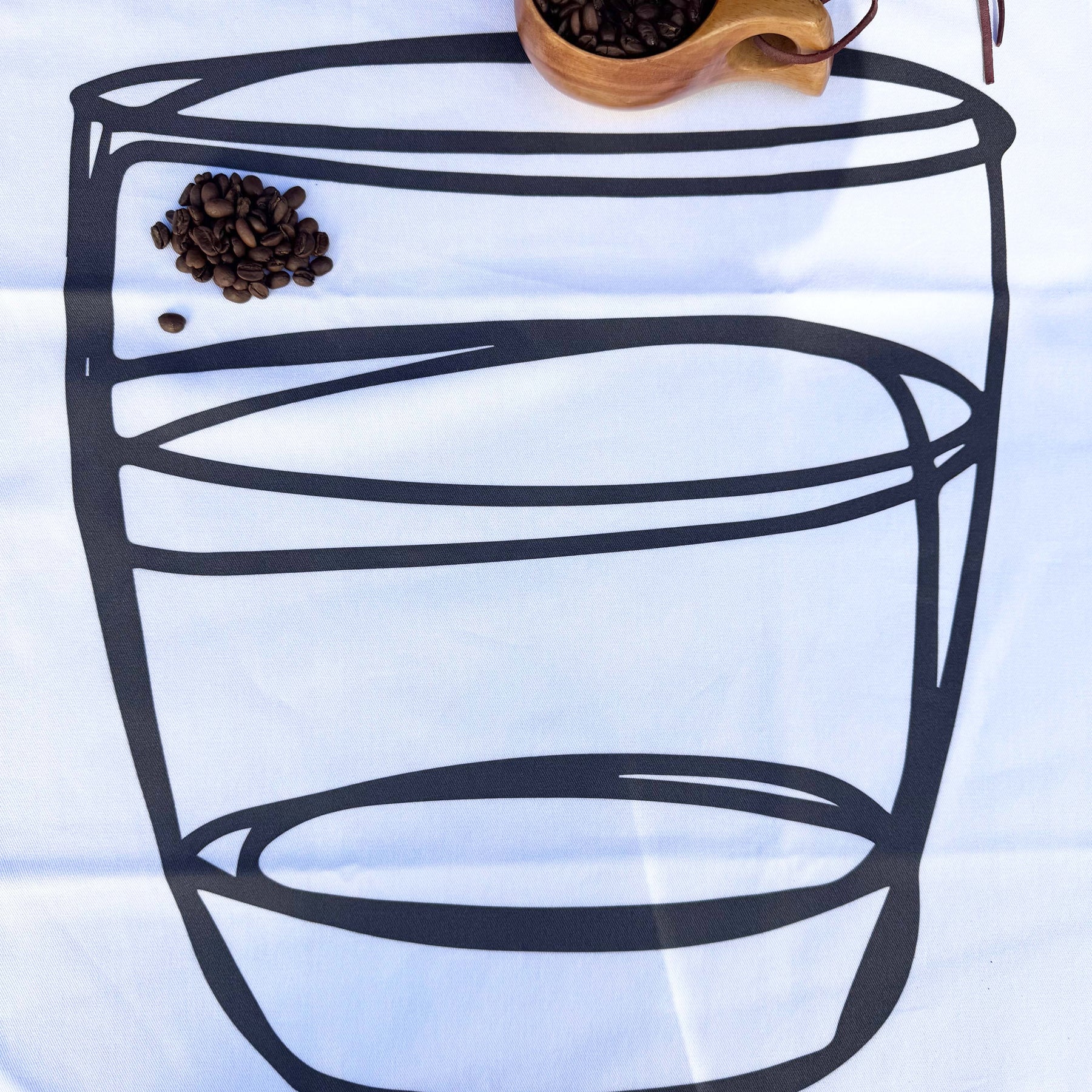 Artist Designed Tea Towel - 100% Organic Cotton. Kitchen Study No. 2