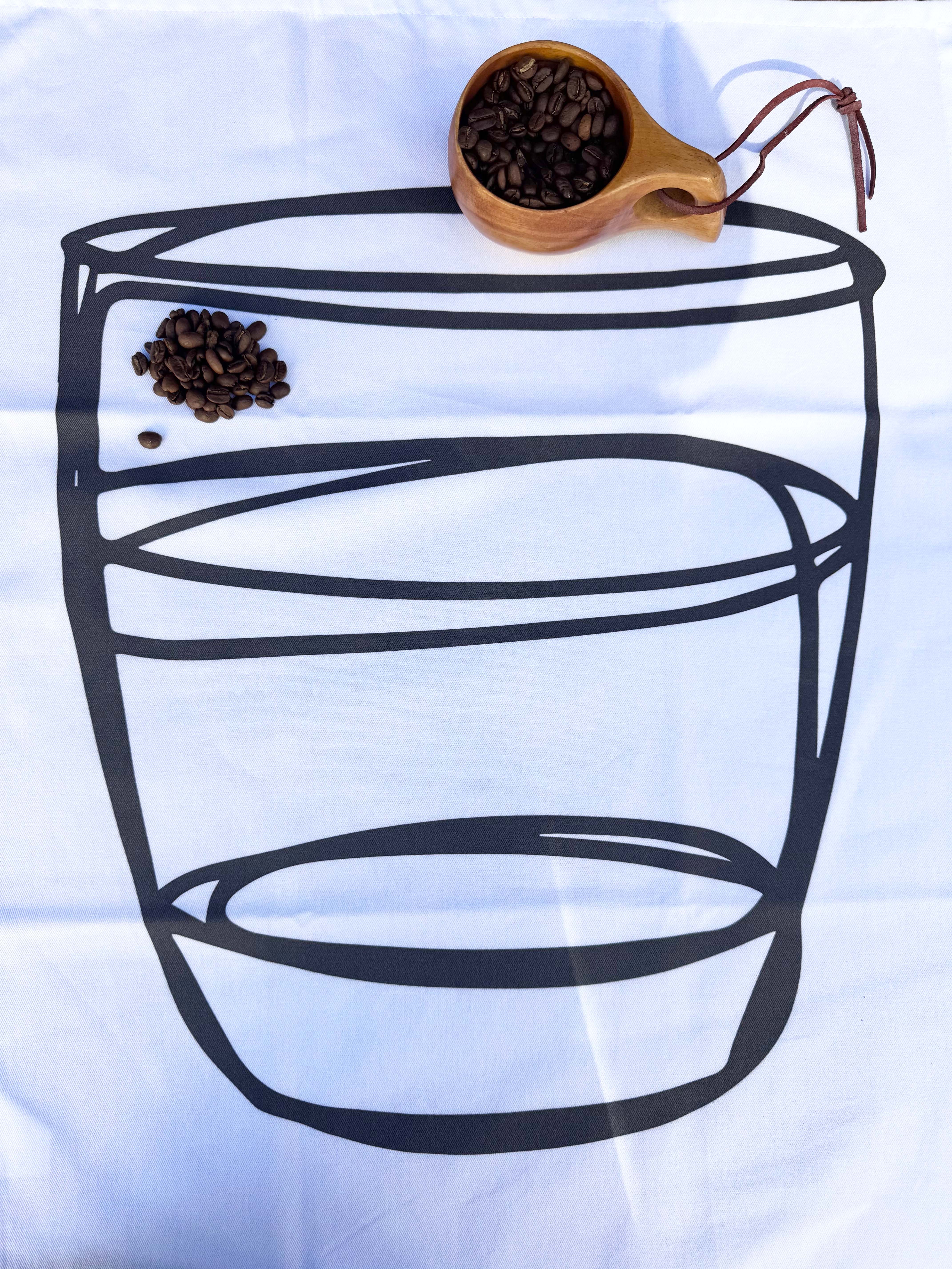 Artist Designed Tea Towel - 100% Organic Cotton. Kitchen Study No. 2