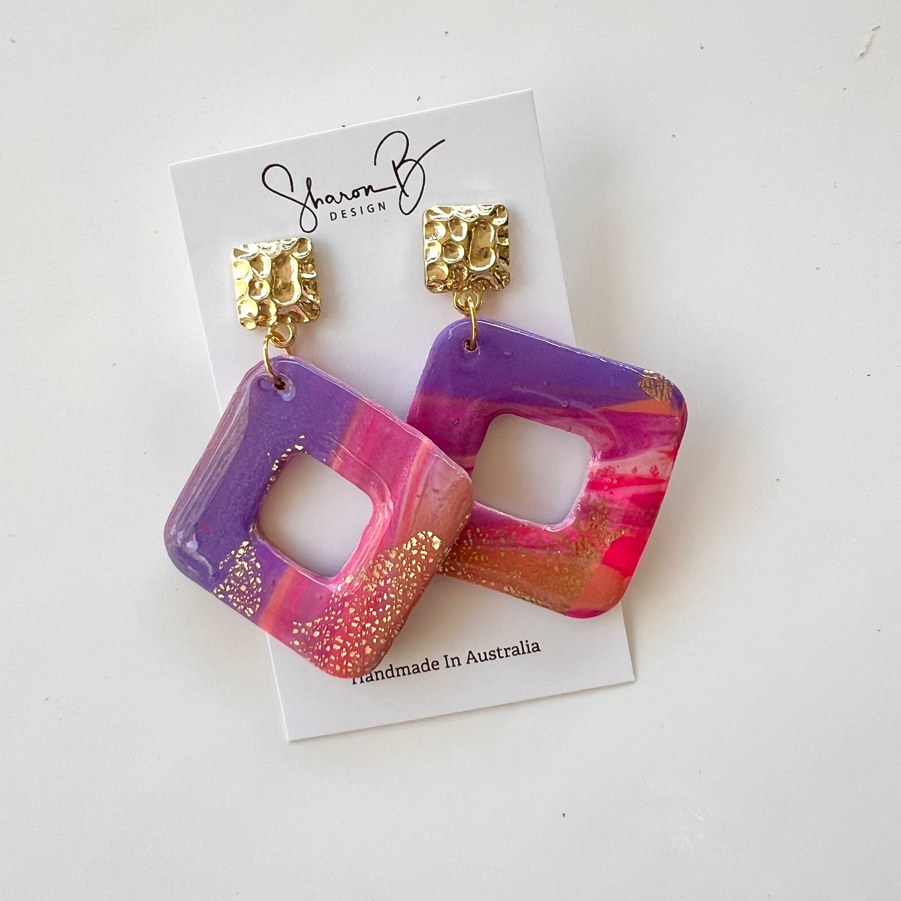 Elenore~Polymer Clay/Resin Dangles