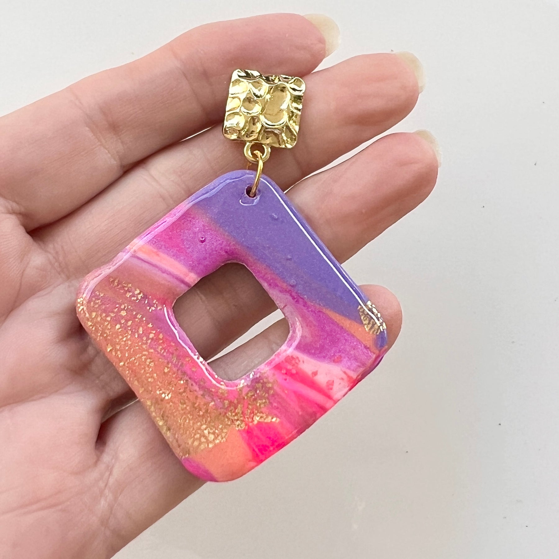 Elenore~Polymer Clay/Resin Dangles