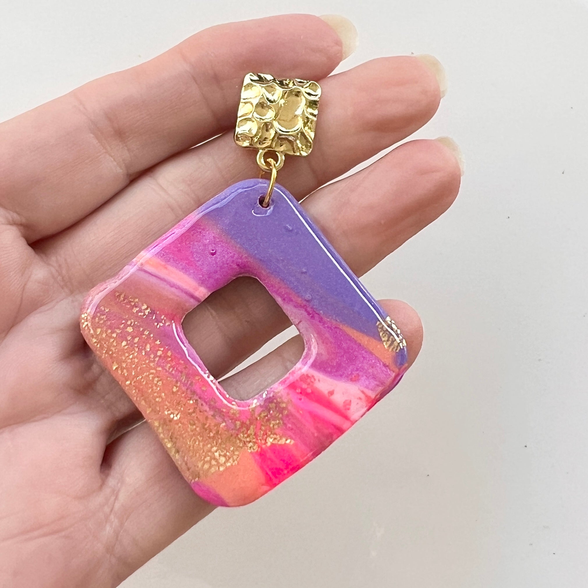 Elenore~Polymer Clay/Resin Dangles