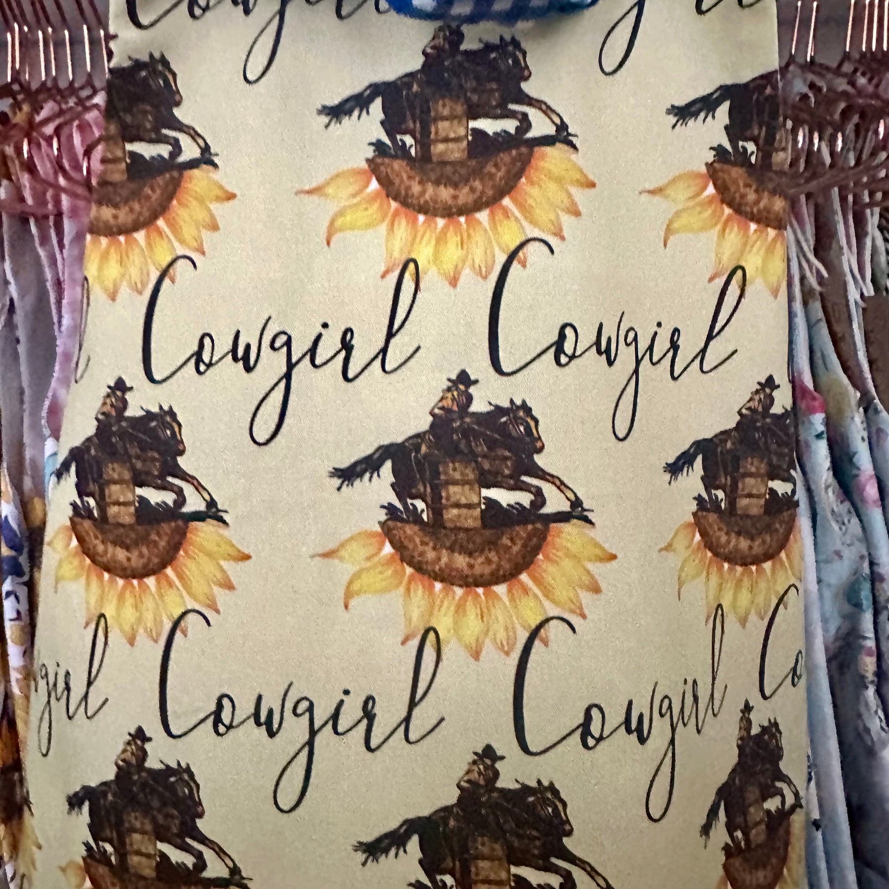 Sunflower Cowgirl Handmade Overalls/ Country Collection