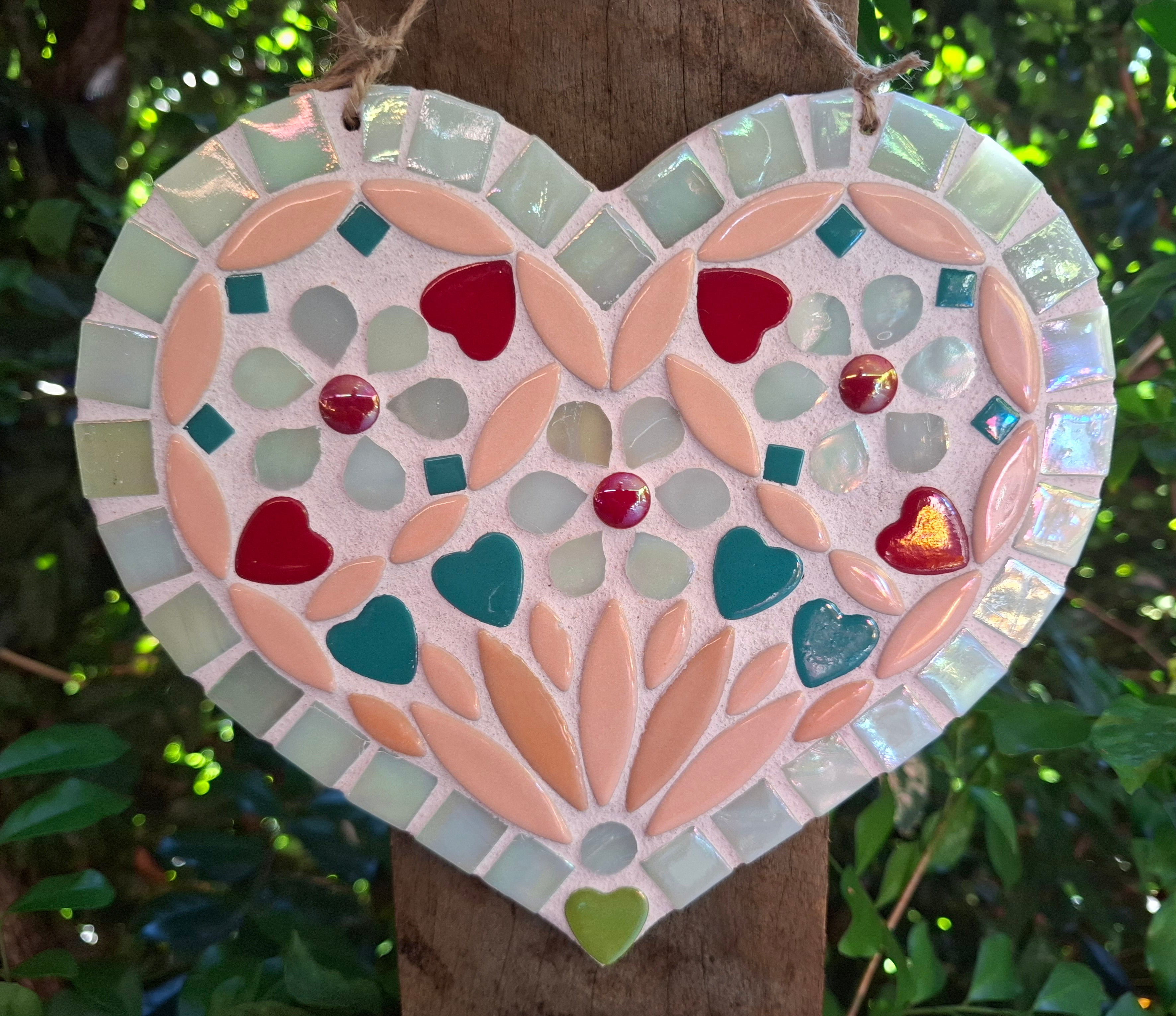 A Heart for Someone You Love - Glass PDF Mosaic