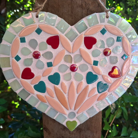 A Heart for Someone You Love - Glass PDF Mosaic