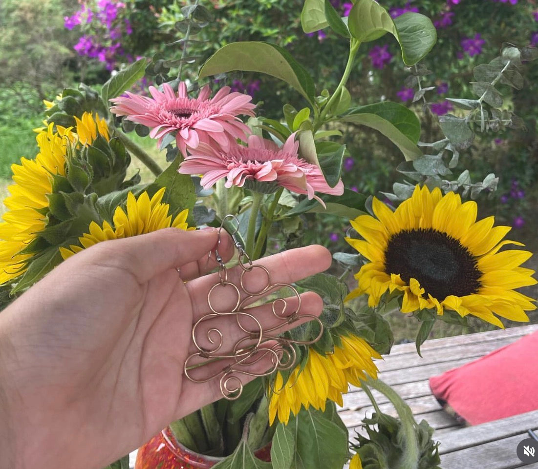 Meditation earrings