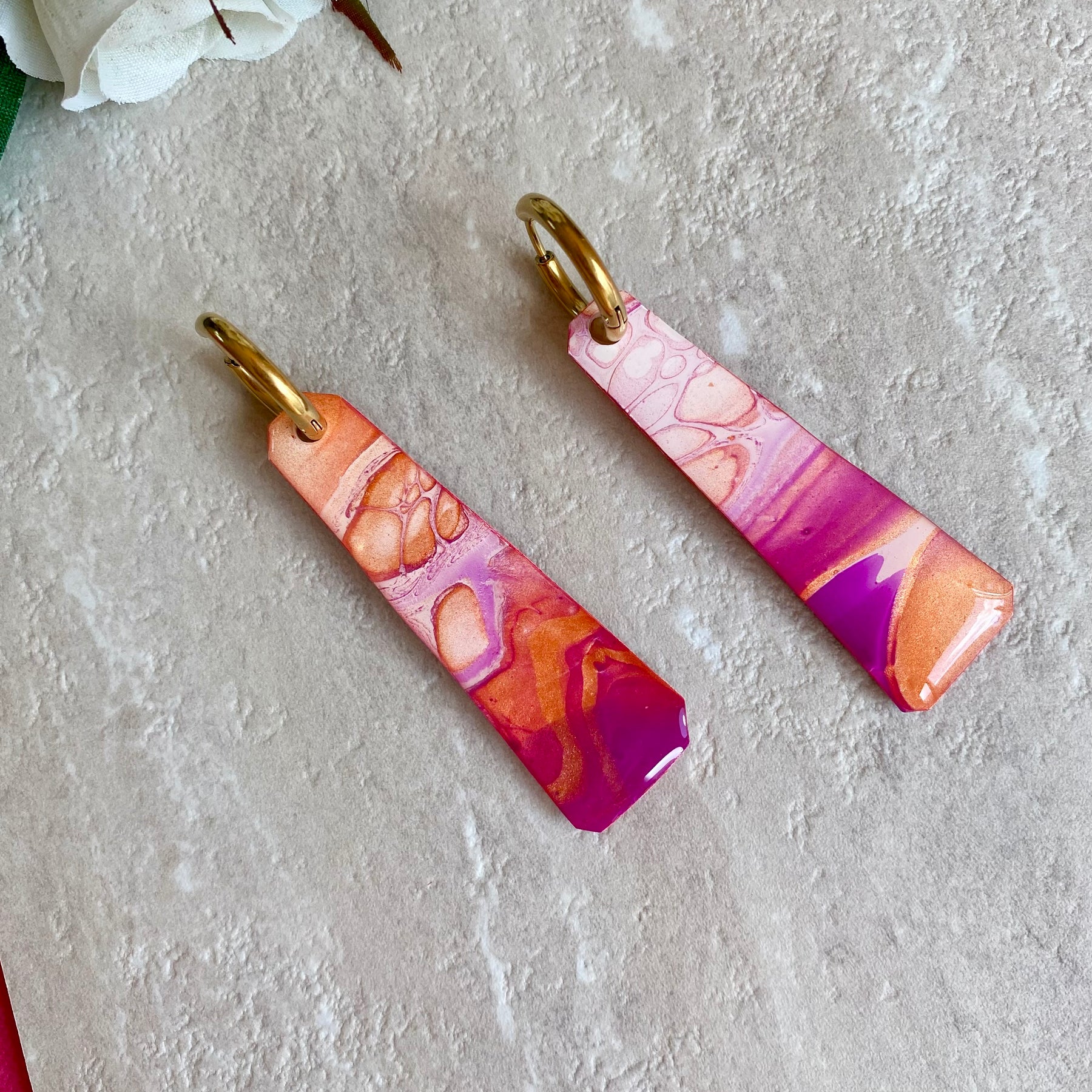 Colourful Art Handmade Earrings