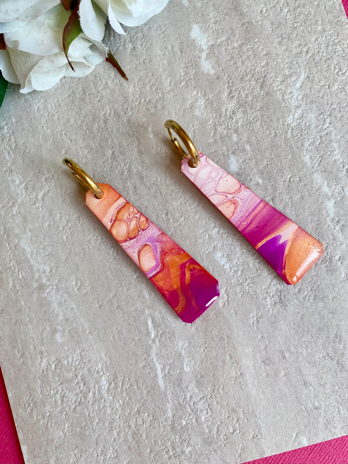 Colourful Art Handmade Earrings