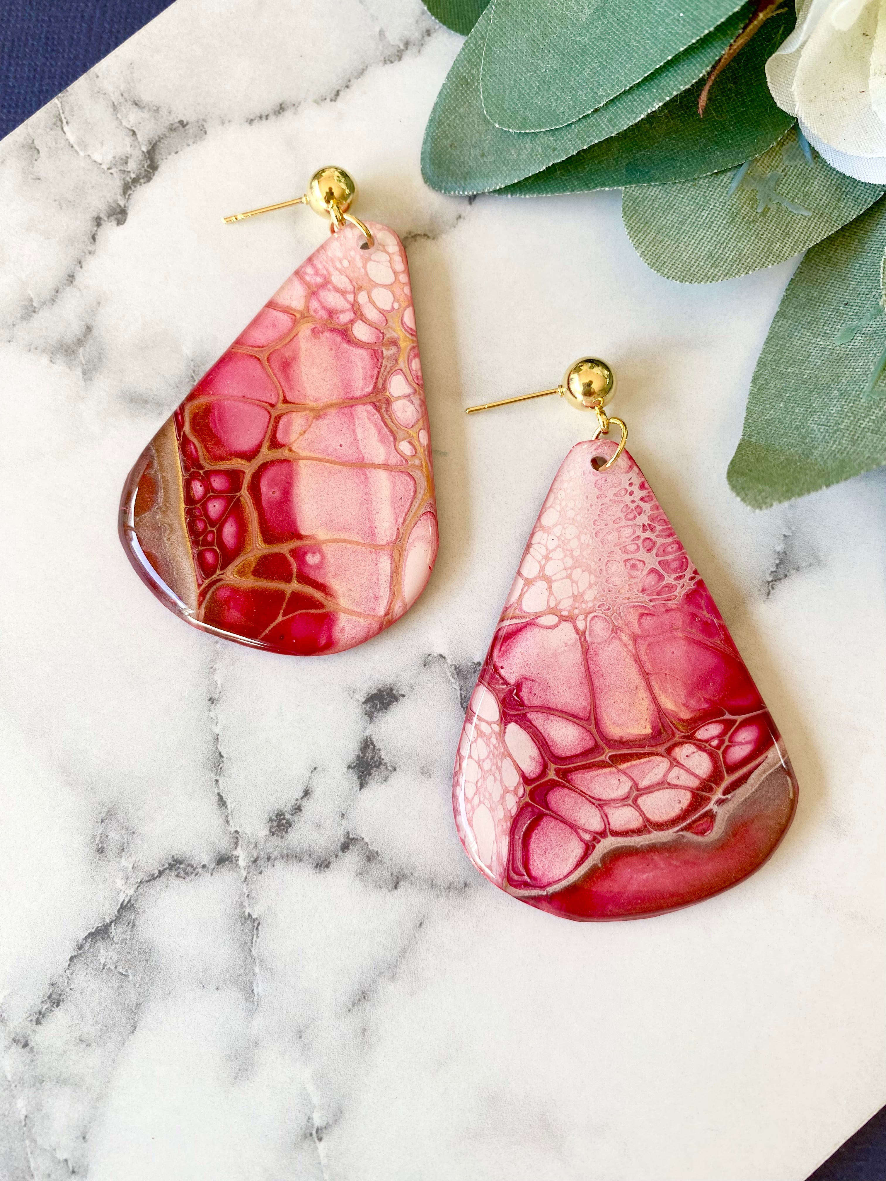 Unmatched Arty Stud Dangle Earrings